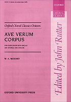 Ave Verum Corpus SATB choral sheet music cover Thumbnail